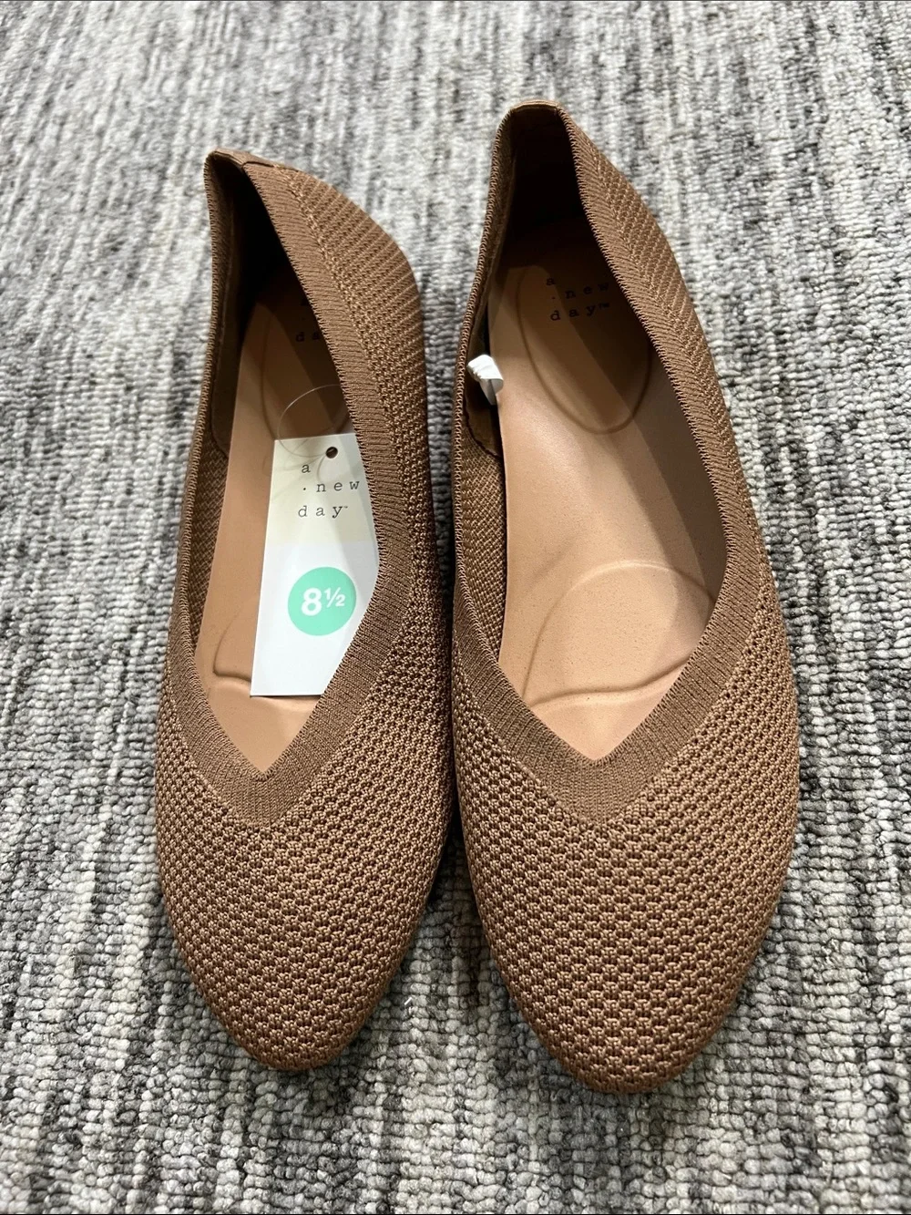 A New Day - Women's Claire Knit Washable Flats Size 8.5